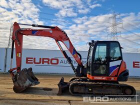 2018 Kubota KX080-4A 6 Ton+ Excavators For Auction: Leeds – 23rd, 24th, 25th, 26th October @ 08:00am full