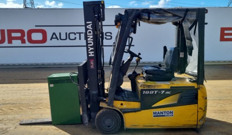 2011 Hyundai 18BT-7 Forklifts For Auction: Leeds – 23rd, 24th, 25th, 26th October @ 08:00am full