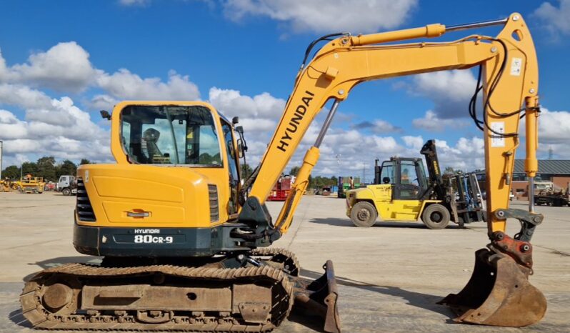 2012 Hyundai Robex R80CR-9 6 Ton+ Excavators For Auction: Leeds – 23rd, 24th, 25th, 26th October @ 08:00am full