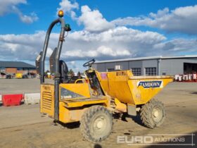 2013 Thwaites 3 Ton Site Dumpers For Auction: Leeds – 23rd, 24th, 25th, 26th October @ 08:00am full