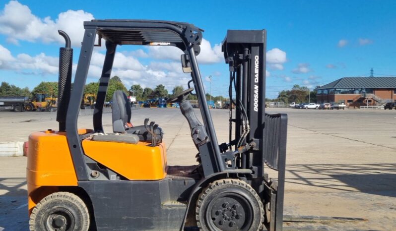 Doosan D25S-3 Forklifts For Auction: Leeds – 23rd, 24th, 25th, 26th October @ 08:00am full