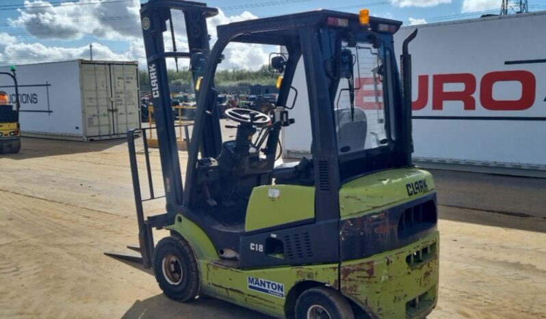 2016 Clark C18D Forklifts For Auction: Leeds – 23rd, 24th, 25th, 26th October @ 08:00am full