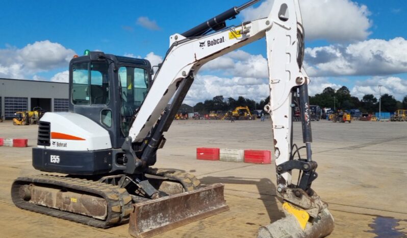 2015 Bobcat E55EM Mini Excavators For Auction: Leeds – 23rd, 24th, 25th, 26th October @ 08:00am full