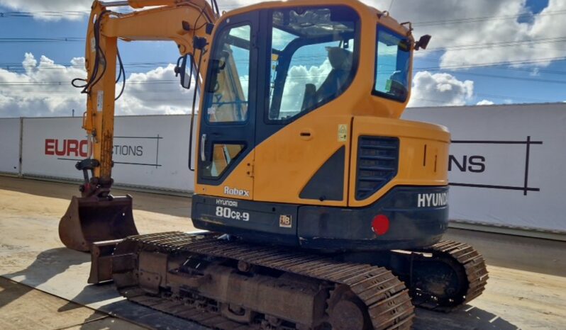 2012 Hyundai Robex R80CR-9 6 Ton+ Excavators For Auction: Leeds – 23rd, 24th, 25th, 26th October @ 08:00am full