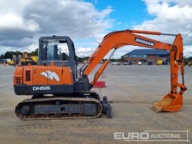 Doosan DH55-V Mini Excavators For Auction: Leeds – 23rd, 24th, 25th, 26th October @ 08:00am full