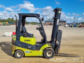 2016 Clark C18D Forklifts For Auction: Leeds – 23rd, 24th, 25th, 26th October @ 08:00am full