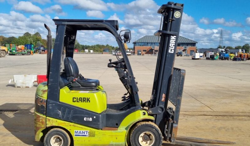 2016 Clark C18D Forklifts For Auction: Leeds – 23rd, 24th, 25th, 26th October @ 08:00am full