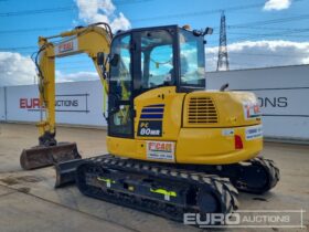 2022 Komatsu PC80MR-5E0 6 Ton+ Excavators For Auction: Leeds – 23rd, 24th, 25th, 26th October @ 08:00am full