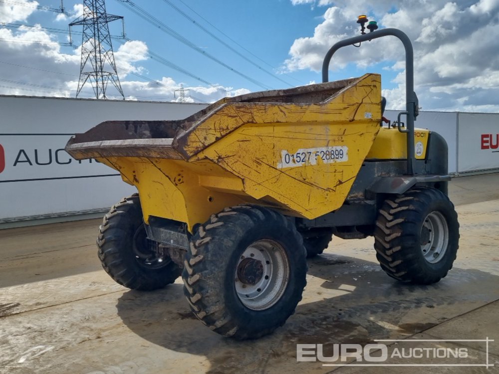 2013 Wacker Neuson 9001 Site Dumpers For Auction: Leeds – 23rd, 24th, 25th, 26th October @ 08:00am