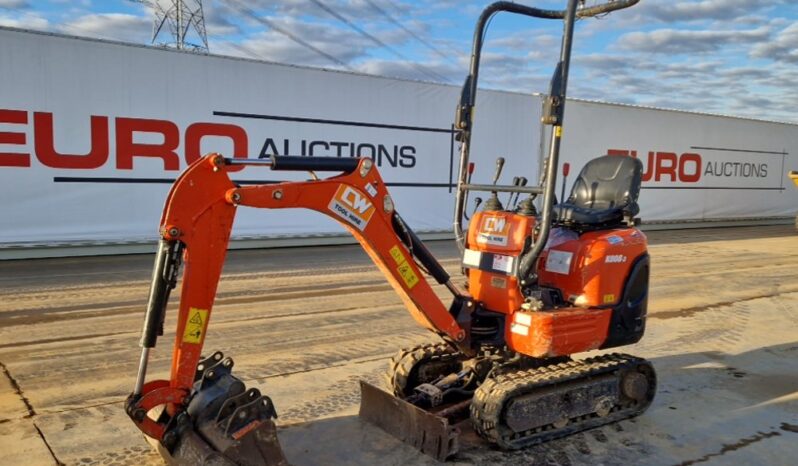 2018 Kubota K008-3 Mini Excavators For Auction: Leeds – 23rd, 24th, 25th, 26th October @ 08:00am