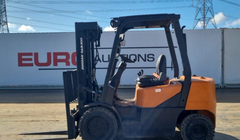 Doosan D25S-3 Forklifts For Auction: Leeds – 23rd, 24th, 25th, 26th October @ 08:00am full