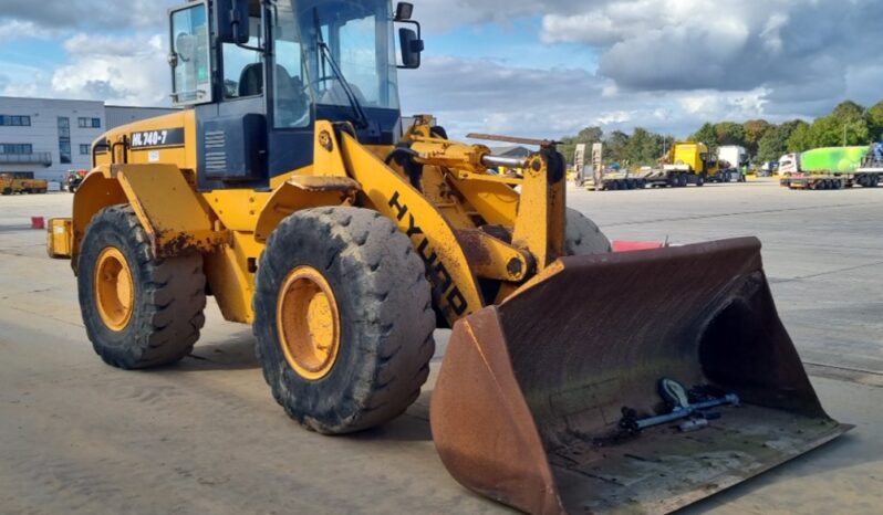 Hyundai HL740-7 Wheeled Loaders For Auction: Leeds – 23rd, 24th, 25th, 26th October @ 08:00am full