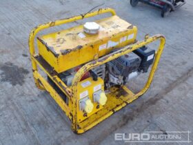 Harrington 3kVA Petrol Generator, Honda Engine Generators For Auction: Leeds – 23rd, 24th, 25th, 26th October @ 08:00am