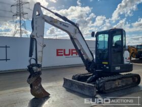 2015 Bobcat E55EM Mini Excavators For Auction: Leeds – 23rd, 24th, 25th, 26th October @ 08:00am