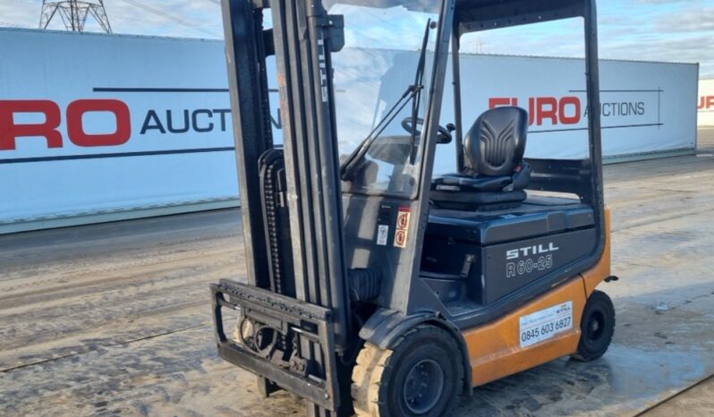 Still R60-25 Forklifts For Auction: Leeds – 23rd, 24th, 25th, 26th October @ 08:00am