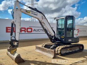 2015 Bobcat E55EM Mini Excavators For Auction: Leeds – 23rd, 24th, 25th, 26th October @ 08:00am