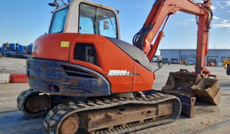 Kubota KX080-3 6 Ton+ Excavators For Auction: Leeds – 23rd, 24th, 25th, 26th October @ 08:00am full