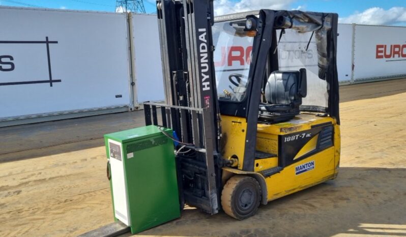 2011 Hyundai 18BT-7 Forklifts For Auction: Leeds – 23rd, 24th, 25th, 26th October @ 08:00am