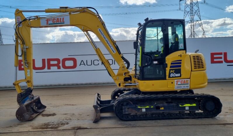 2022 Komatsu PC80MR-5E0 6 Ton+ Excavators For Auction: Leeds – 23rd, 24th, 25th, 26th October @ 08:00am full