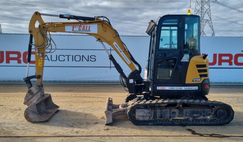 2023 Sany SY50U Mini Excavators For Auction: Leeds – 23rd, 24th, 25th, 26th October @ 08:00am full