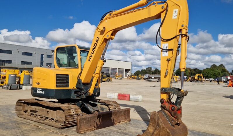 2012 Hyundai Robex R80CR-9 6 Ton+ Excavators For Auction: Leeds – 23rd, 24th, 25th, 26th October @ 08:00am full