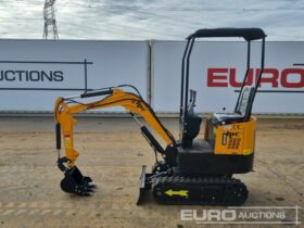 Unused 2024 JPC HT12 Mini Excavators For Auction: Leeds – 23rd, 24th, 25th, 26th October @ 08:00am full