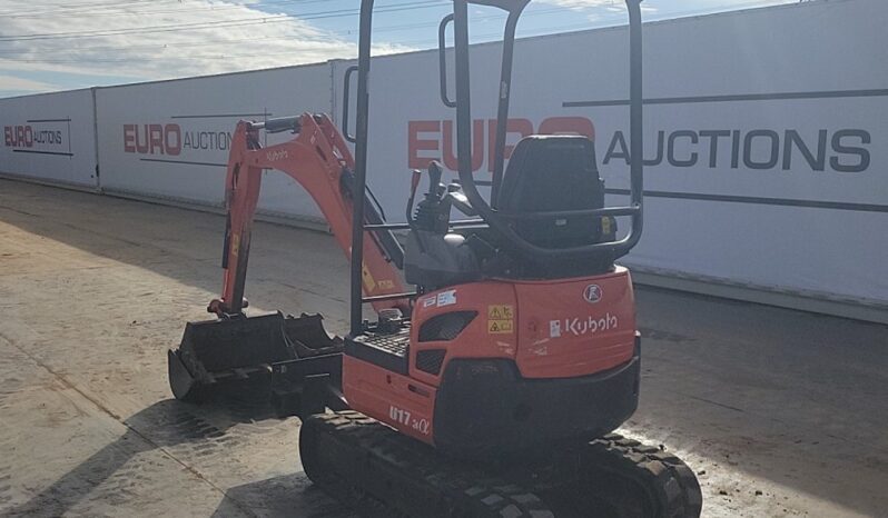 2018 Kubota U17-3A Mini Excavators For Auction: Leeds – 23rd, 24th, 25th, 26th October @ 08:00am full