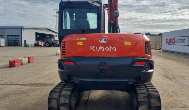 2018 Kubota KX080-4A 6 Ton+ Excavators For Auction: Leeds – 23rd, 24th, 25th, 26th October @ 08:00am full