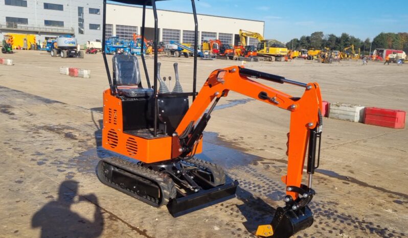 Unused 2024 JPC KV12 Mini Excavators For Auction: Leeds – 23rd, 24th, 25th, 26th October @ 08:00am full