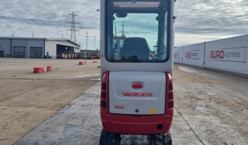 2020 Takeuchi TB216 Mini Excavators For Auction: Leeds – 23rd, 24th, 25th, 26th October @ 08:00am full