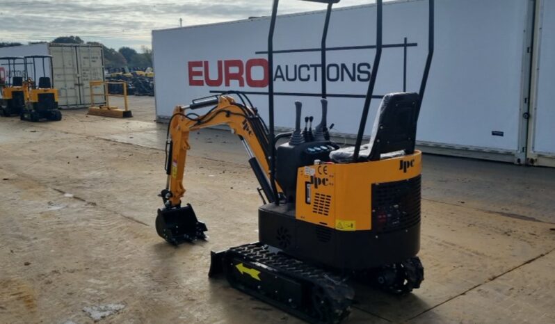 Unused 2024 JPC HT12 Mini Excavators For Auction: Leeds – 23rd, 24th, 25th, 26th October @ 08:00am full