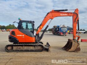 2018 Kubota KX080-4A 6 Ton+ Excavators For Auction: Leeds – 23rd, 24th, 25th, 26th October @ 08:00am full