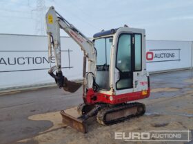 2012 Taketuchi TB016 Mini Excavators For Auction: Leeds – 23rd, 24th, 25th, 26th October @ 08:00am