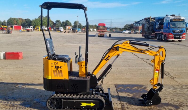 Unused 2024 JPC HT12 Mini Excavators For Auction: Leeds – 23rd, 24th, 25th, 26th October @ 08:00am full