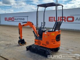 Unused 2024 JPC KV12 Mini Excavators For Auction: Leeds – 23rd, 24th, 25th, 26th October @ 08:00am full