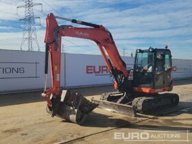 2018 Kubota KX080-4A 6 Ton+ Excavators For Auction: Leeds – 23rd, 24th, 25th, 26th October @ 08:00am