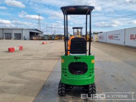 Unused 2024 JPC KV12 Mini Excavators For Auction: Leeds – 23rd, 24th, 25th, 26th October @ 08:00am full