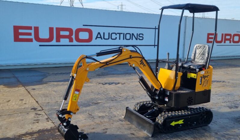 Unused 2024 JPC HT12 Mini Excavators For Auction: Leeds – 23rd, 24th, 25th, 26th October @ 08:00am