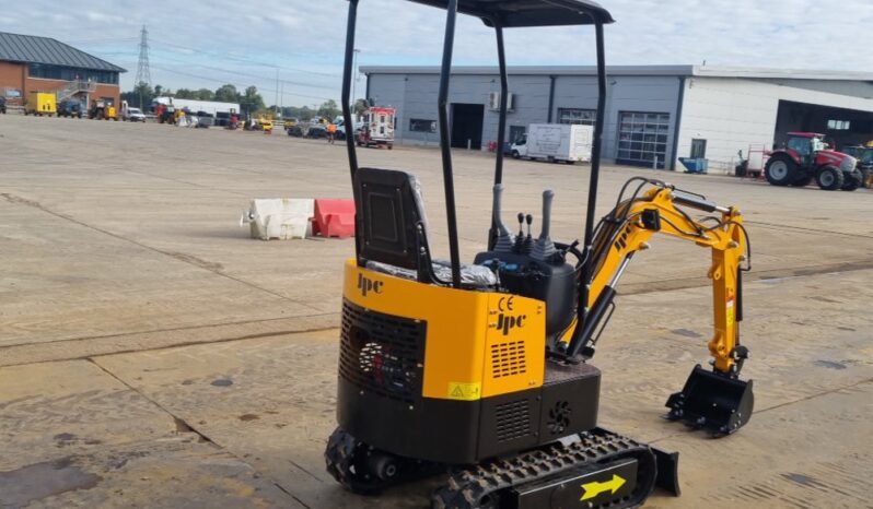 Unused 2024 JPC HT12 Mini Excavators For Auction: Leeds – 23rd, 24th, 25th, 26th October @ 08:00am full