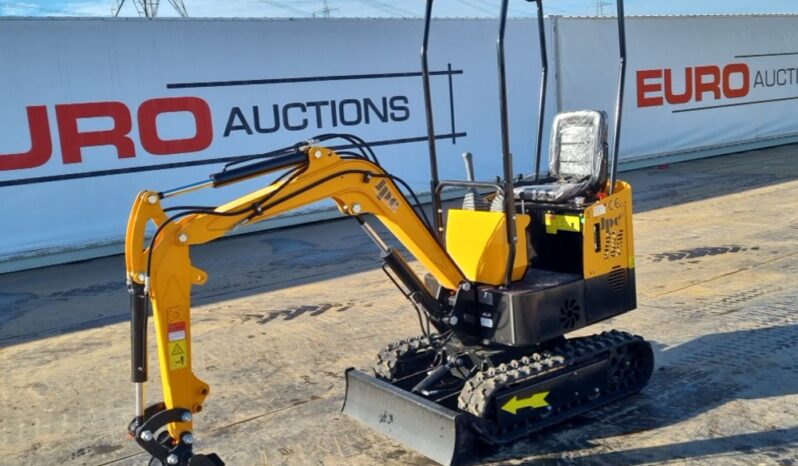 Unused 2024 JPC HT12 Mini Excavators For Auction: Leeds – 23rd, 24th, 25th, 26th October @ 08:00am