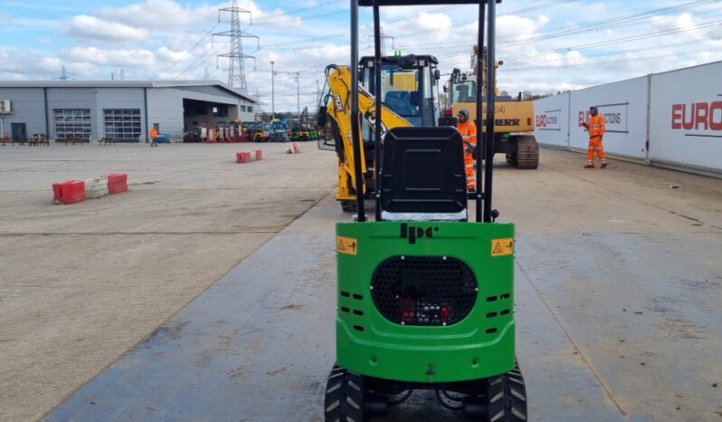 Unused 2024 JPC KV12 Mini Excavators For Auction: Leeds – 23rd, 24th, 25th, 26th October @ 08:00am full