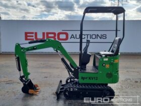 Unused 2024 JPC KV12 Mini Excavators For Auction: Leeds – 23rd, 24th, 25th, 26th October @ 08:00am full