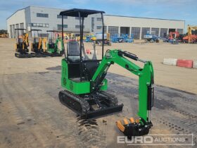 Unused 2024 JPC KV12 Mini Excavators For Auction: Leeds – 23rd, 24th, 25th, 26th October @ 08:00am full