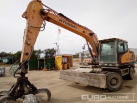 2017 Hyundai HW140 Wheeled Excavators For Auction: Leeds – 23rd, 24th, 25th, 26th October @ 08:00am