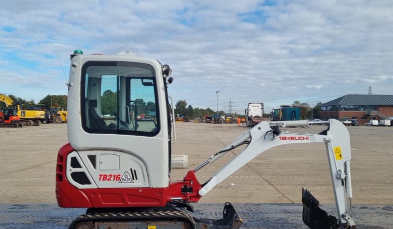 2020 Takeuchi TB216 Mini Excavators For Auction: Leeds – 23rd, 24th, 25th, 26th October @ 08:00am full