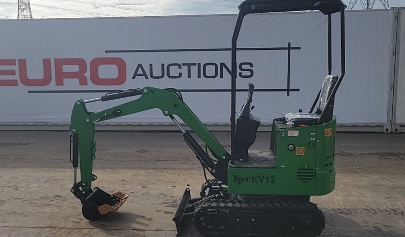 Unused 2024 JPC KV12 Mini Excavators For Auction: Leeds – 23rd, 24th, 25th, 26th October @ 08:00am full