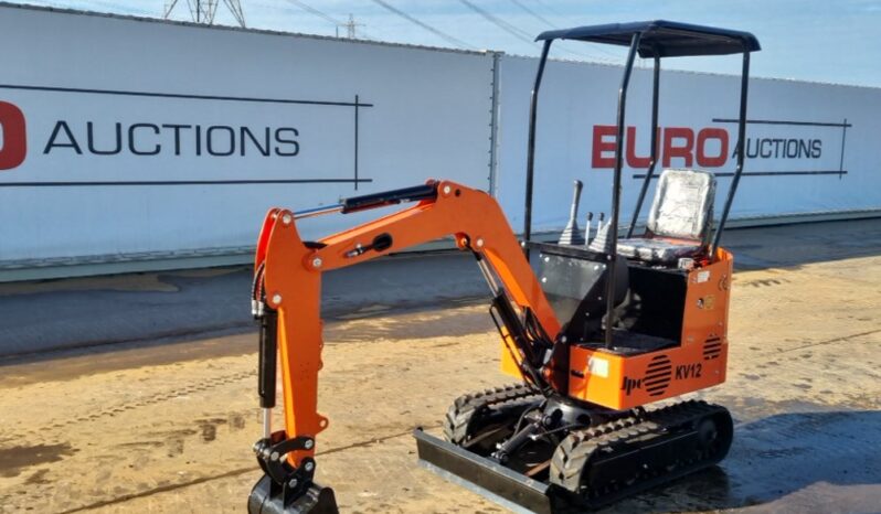 Unused 2024 JPC KV12 Mini Excavators For Auction: Leeds – 23rd, 24th, 25th, 26th October @ 08:00am