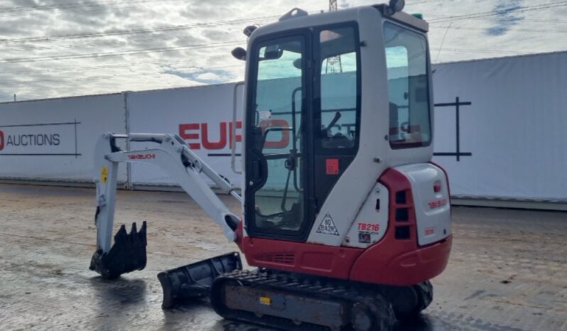 2020 Takeuchi TB216 Mini Excavators For Auction: Leeds – 23rd, 24th, 25th, 26th October @ 08:00am full