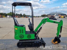 Unused 2024 JPC KV12 Mini Excavators For Auction: Leeds – 23rd, 24th, 25th, 26th October @ 08:00am full