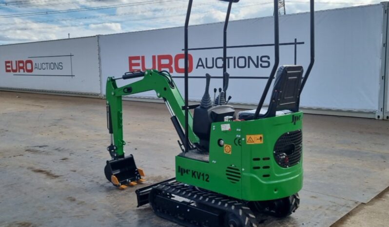 Unused 2024 JPC KV12 Mini Excavators For Auction: Leeds – 23rd, 24th, 25th, 26th October @ 08:00am full